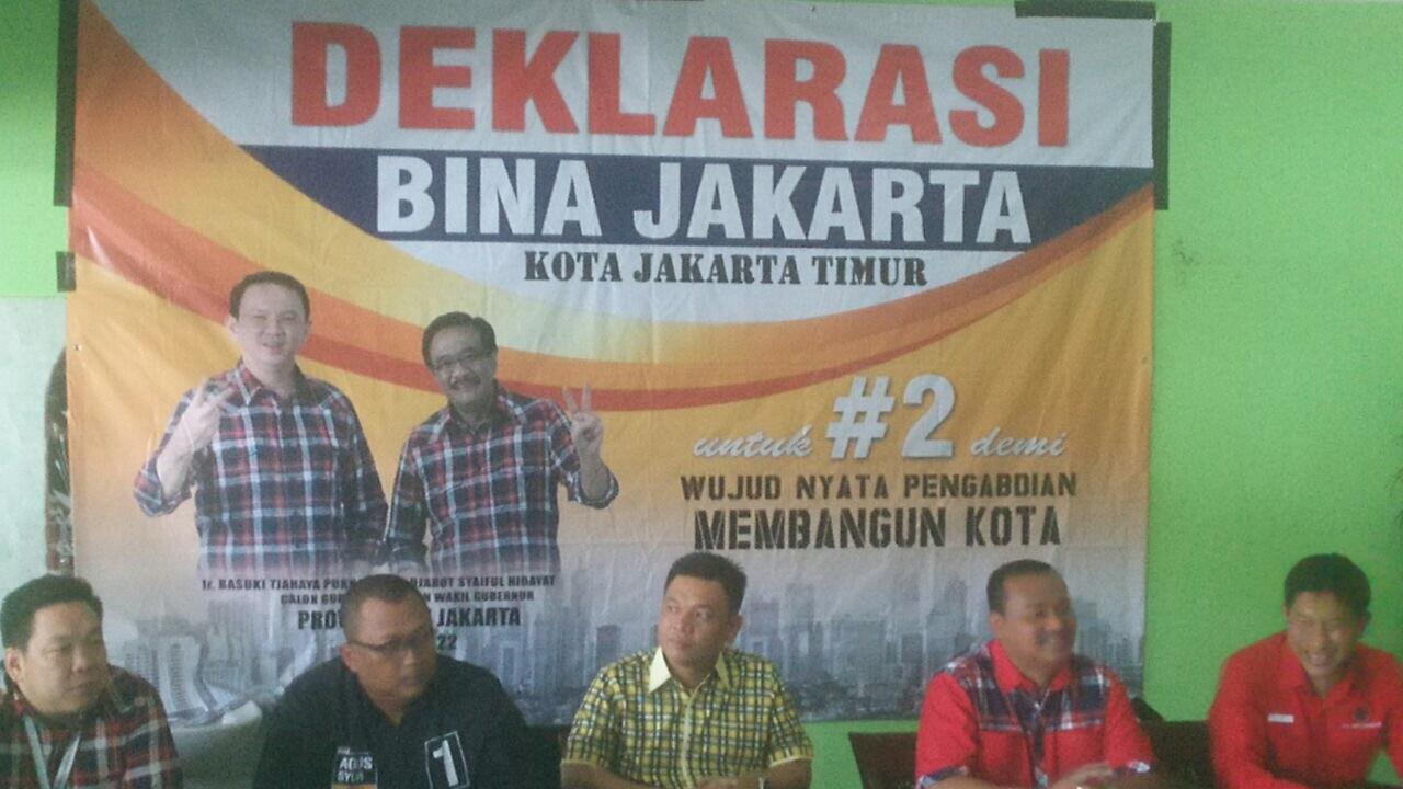 Kader Demokrat Jaktim Deklarasi Dukung Ahok - Djarot