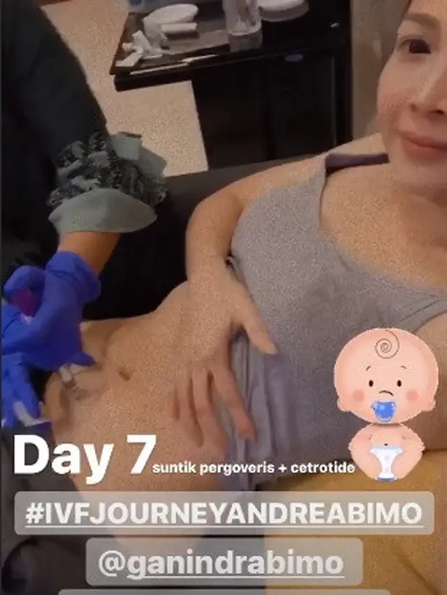 Idamkan Buah Hati, Ini 7 Momen Andrea Dian Jalani Program Bayi Tabung