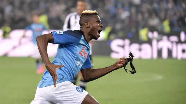 Foto: Victor Osimhen Cetak Gol, Napoli Kunci Gelar Scudetto