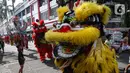 Suasana perayaan Cap Go Meh di kawasan Cideng, Jakarta, Rabu (12/2/2025). (Liputan6.com/Angga Yuniar)