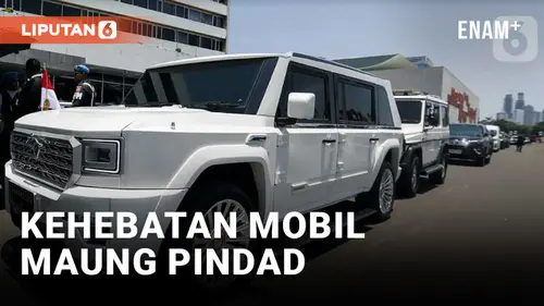 VIDEO: Kehebatan Maung Pindad yang Resmi Jadi Mobil Dinas Menteri