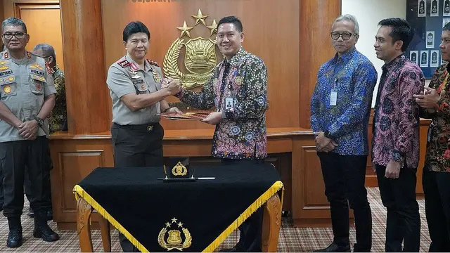 PT Pegadaian (Persero) menjalin kerjasama dengan Kepolisian Negara Republik Indonesia (Polri) dalam upaya pengamanan dan penegakan hukum.
