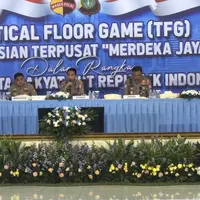 Polri Gelar Tactical Floor Game, Pastikan Keamanan HUT ke-80 RI