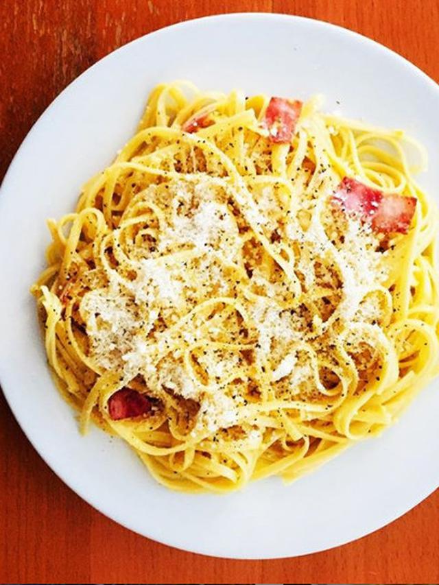 4 Resep Spaghetti Carbonara Terlezat dan Mudah Dibuat, Versi Otentik ...