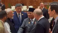 Momen Akrab Prabowo Bareng Modi, Putin, dan Xi Jinping Jelang Pembukaan KTT BRICS