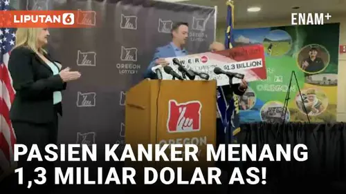 VIDEO: Heboh! Pasien Kanker Menang Lotre 1,3 Miliar Dolar AS