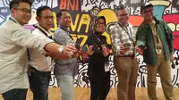 Konferensi Pers BNI di JIExpo Kemayoran, Jumat (28/02/2020). Liputan6.com/Athika Rahma