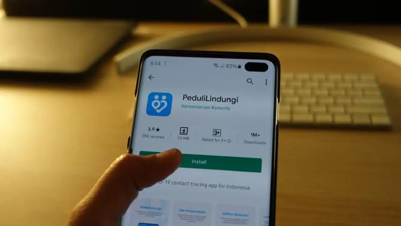 Aplikasi PeduliLindungi. Dok: Istimewa