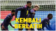 Berita video sesi latihan kedua Timnas Inggris di Euro 2024
