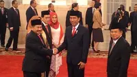 Presiden Jokowi melantik Kiagus Ahmad Badaruddin dan Dian Ediana Rae sebagai Kepala dan Wakil Kepala PPATK.