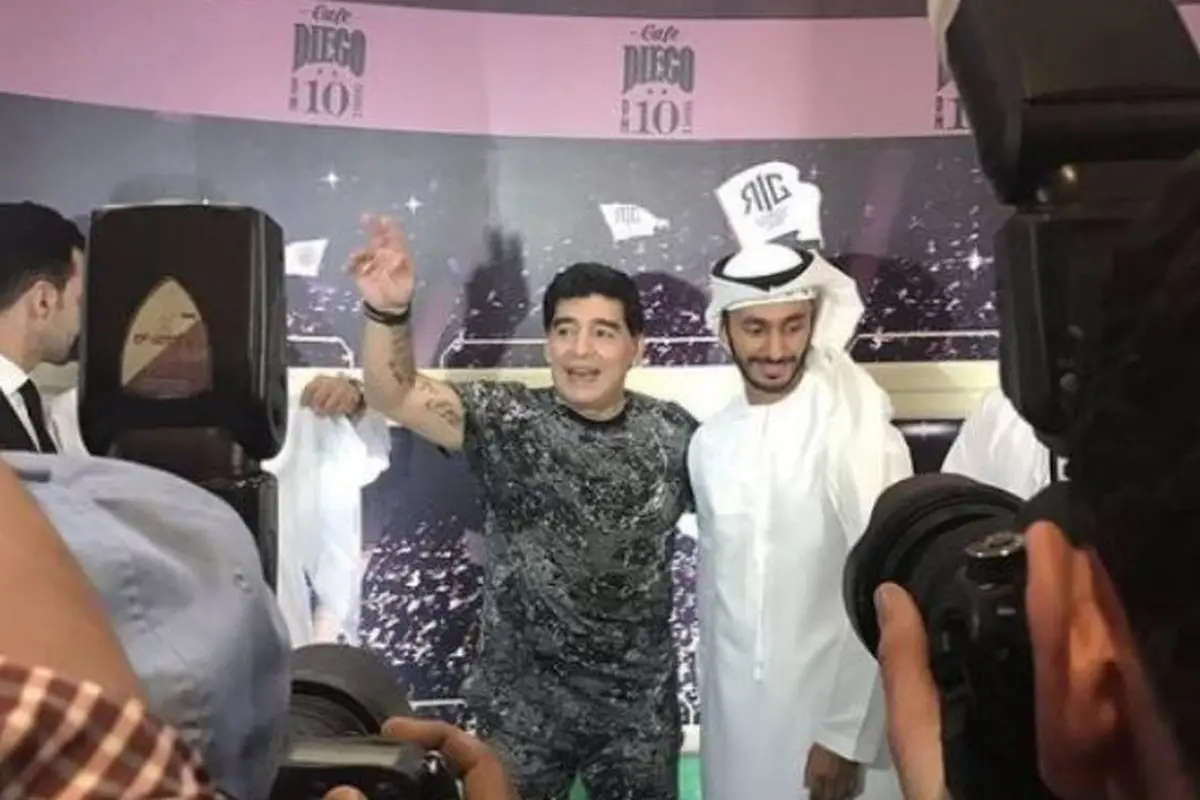 Menengok Kafe Milik Diego Maradona di Abu Dhabi