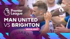 Berita Video, Highlights Liga Inggris antara Manchester United Vs Brighton pada Minggu (8/7/2022)