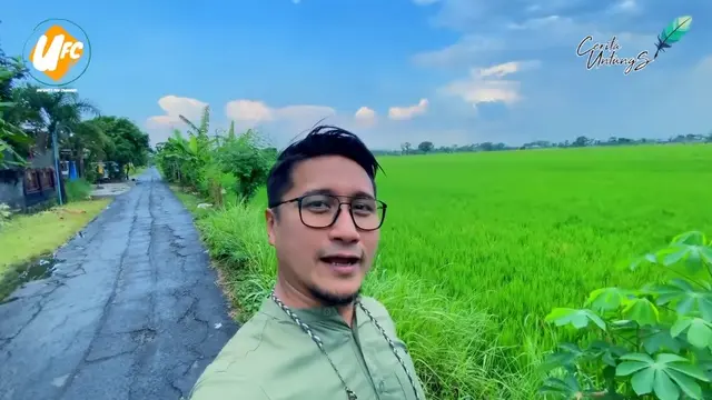 Rumah Arie Untung di Klaten. (Foto: Tangkapan layar YouTube Cerita Untungs)