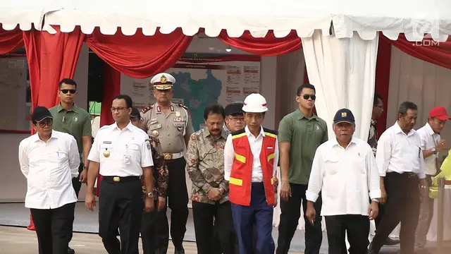 Jokowi Resmikan Jalan Tol Depok-Antasari Seksi I