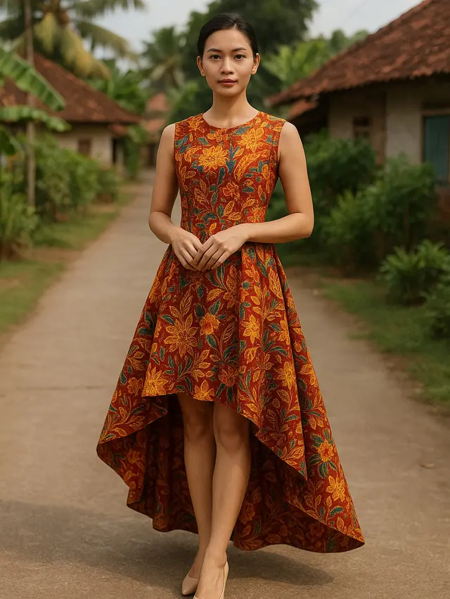 Model Batik Modern untuk Kondangan di Kampung
