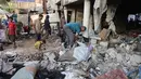 Saat ini, Jalur Gaza menjadi salah satu zona konflik paling mematikan dan tidak manusiawi di dunia. (Omar AL-QATTAA/AFP)