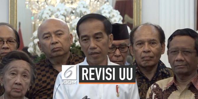 VIDEO: Jokowi Tanggapi Polemik Revisi UU