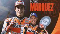 MotoGP - Ilustrasi Marc Marquez (Bola.com/Adreanus Titus)