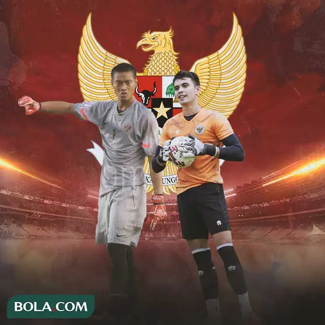 Timnas Indonesia - Kurnia Meiga dan Nadeo Argawinata
