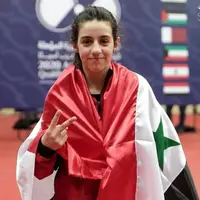Hend Zaza merupakan atlet tenis meja yang lahir pada 1 Januari 2009 di Hama, Suriah. (Instagram/mohd.shammaa).