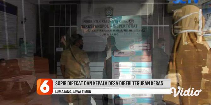 VIDEO: Pemkab Lumajang Beri Sanksi Sopir dan Kepala Desa Terkait Ambulans Angkut Kambing