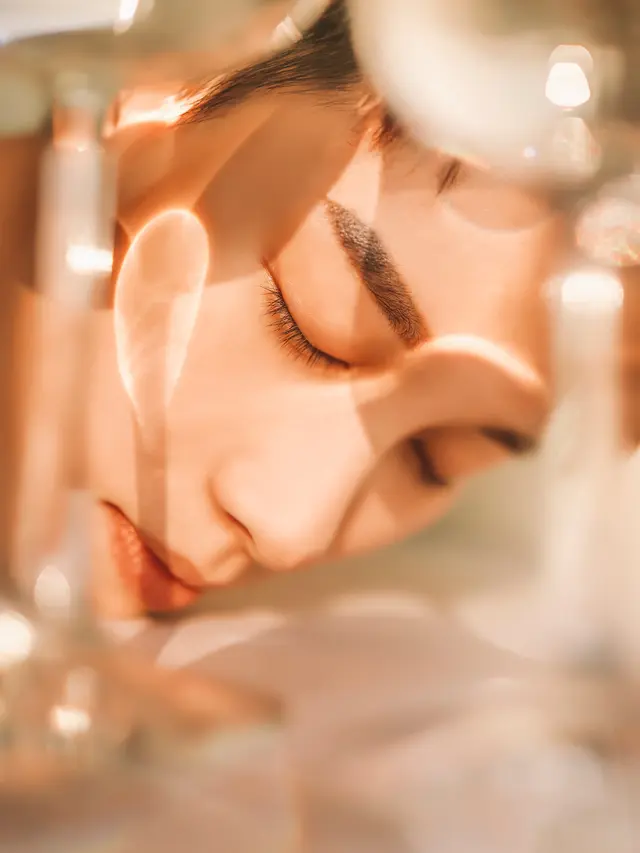 Ilustrasi glowing skin