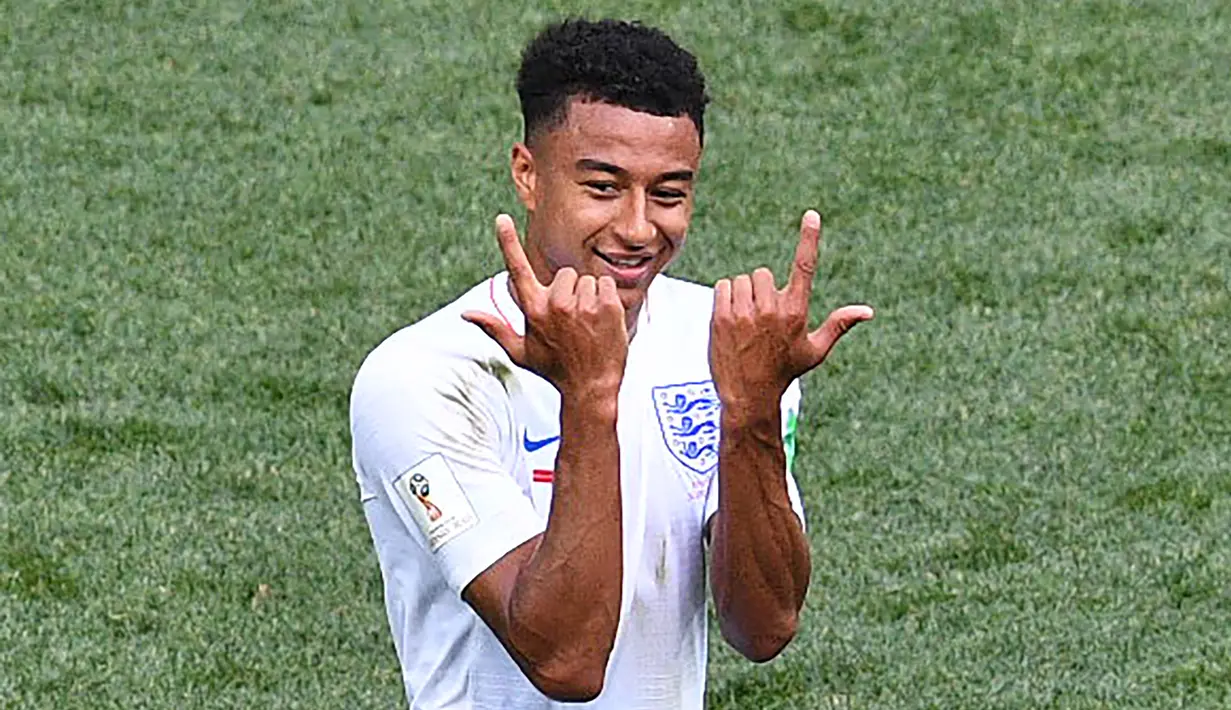 2. Jesse Lingard - Inggris. (AFP/Johannes Eisele)