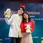 Kiesha Alvaro dan Zara Leola berbagi kebahagiaan bersama 250 anak yatim piatu piatu Bina Sosial Koja Jakarta Utara, Jumat (14/4/2023)