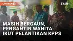 Peran Kelompok Penyelenggara Pemungutan Suara (KPPS) belakangan jadi perbincangan di media sosial. Seperti ikut meramaikan tren, seorang pengantin wanita di Rembang, Jawa Tengah jadi perhatian saat pelantikan KPPS. Ia tetap datang ke pelantikan di ha...
