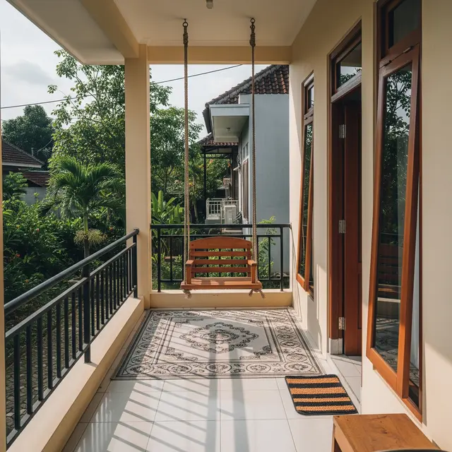 9 Model Rumah Teras Mungil tapi Adem, Nyaman dan Bikin Betah Bersantai