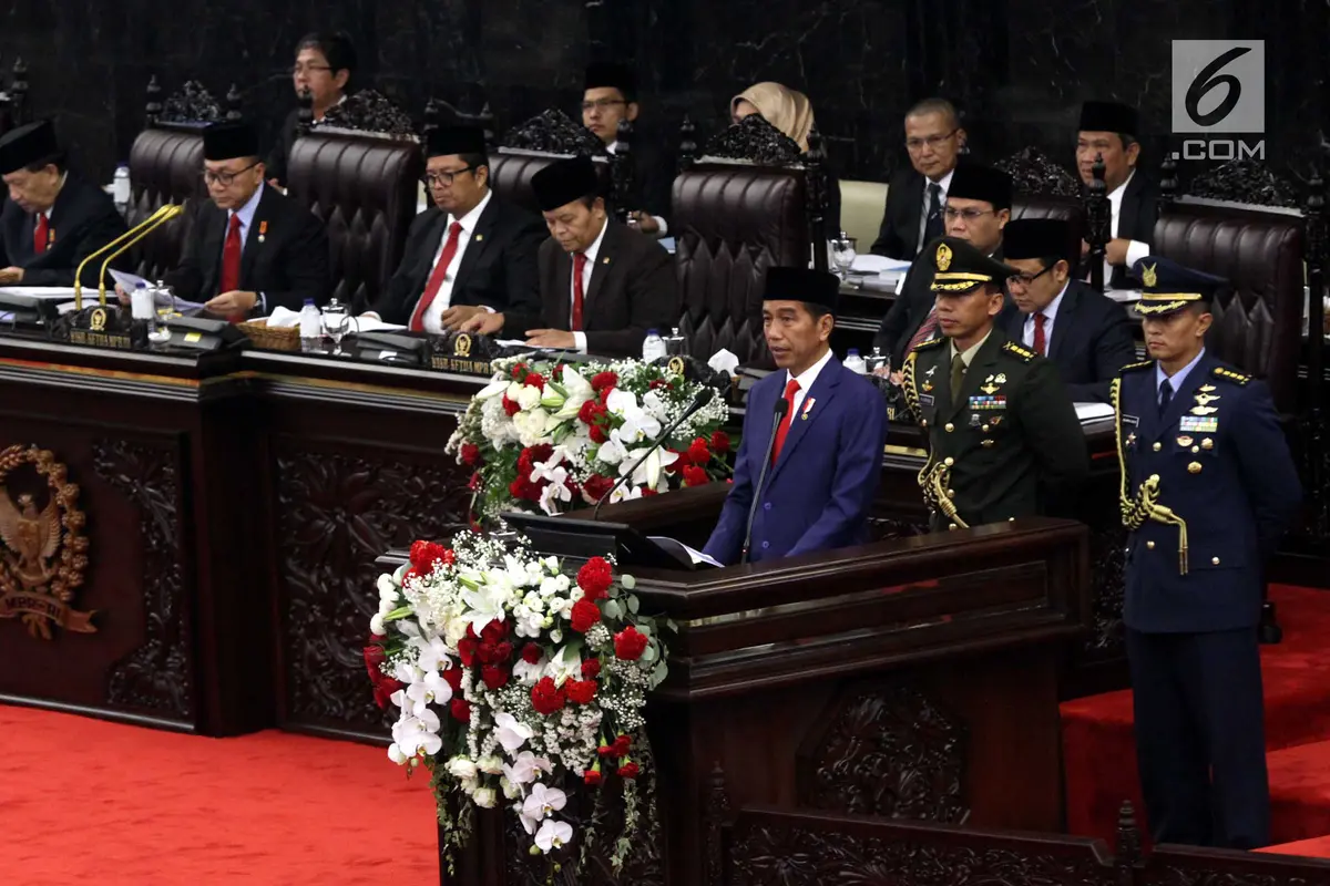 Pidato Presiden Jokowi Di Sidang Tahunan
