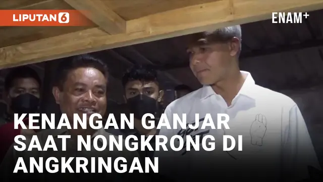 Nongkrong di Angkringan, Ganjar Pranowo Nostalgia