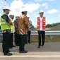 Jokowi targetkan Tol Bakauheni-Palembang rampung Juni 2019. (Merdeka.com/Titin Supriatin)