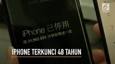 Gara-gara salah memasukkan password, balita di China membuat iPhone ibunya terkunci selama 48 tahun.