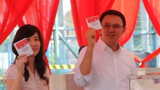 Momen romantis Ahok-Veronica yang kini tinggal kenangan (instagram/@basukibtp)