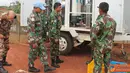Citizen6, Kongo: Kunjungan tersebut dimaksudkan untuk memeriksa kesiapan logsitik Kontingen Garuda selama melaksanakan tugas di Republik Demokratik Kongo. (Pengirim: Badarudin Bakri)