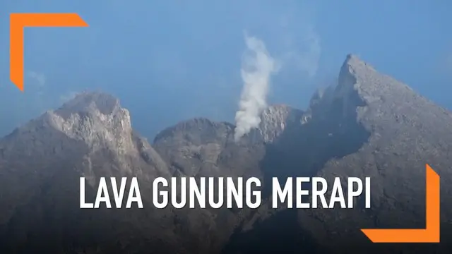 VIDEO: Gunung Merapi Luncurkan 6 Kali Lava Pijar