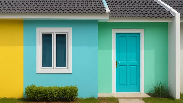 Fasad Depan Rumah Subsidi yang Sederhana tapi Cantik (Foto: ChatGPT)