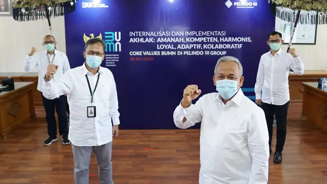 Webinar Pelindo 3 Soal Internalisasi AKHLAK BUMN Cetak Rekor MURI