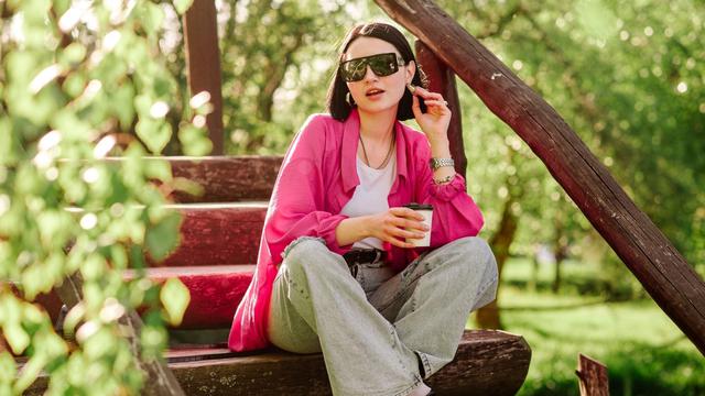 baju pink mandiri bahagia santai single