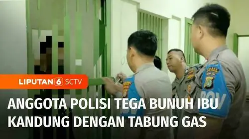 VIDEO: Gunakan Tabung Gas, Anggota Polisi Tega Aniaya Ibu Kandung hingga Tewas