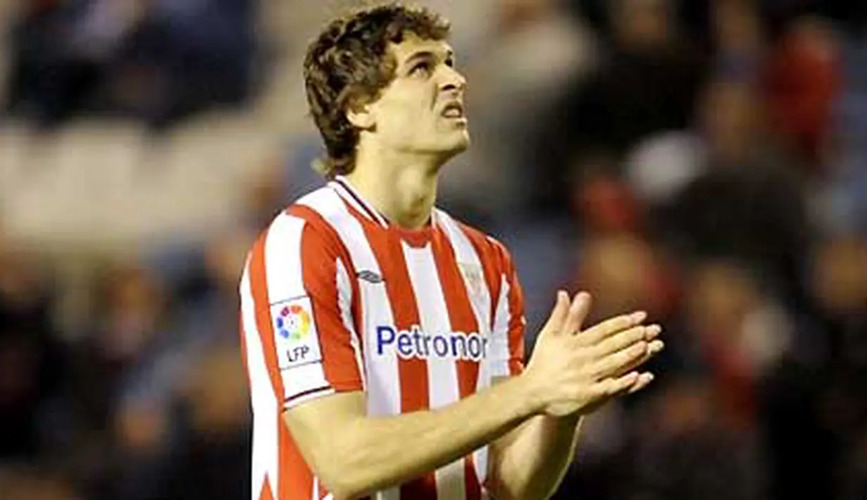 	Reaksi striker Athletic Bilbao Fernando Llorente di laga lanjutan La Liga melawan Deportivo Coruna di Riazor Stadiu, Coruna, 23 Januari 2010. Deportivo unggul 3-1. AFP PHOTO / MIGUEL RIOPA