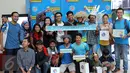 Antusias para Cinemaholic jelang menyaksikan film Minions di Blitz Megaplex Paris Van Java, Bandung, Sabtu (27/6/2015). (Liputan6.com/Helmi Afandi)