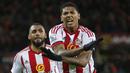 Sunderland sukses keluar dari zona degragasi usai menaklukan Stoke City 2-0. (Reuters/Andrew Yates)