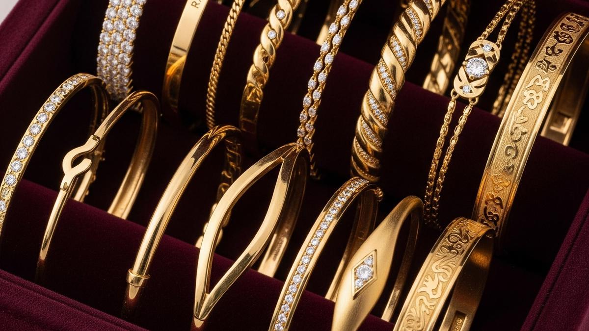 7 Model Gelang Emas Dewasa Terbaru 2 Gram, Paduan Sempurna untuk Gaya Elegan &amp; Kenyamanan yang Pas di Tangan