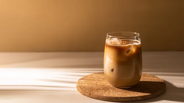 resep susu almond rasa kopi