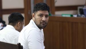 Pesohor, Muhammad Ammar Akbar alias Ammar Zoni, saat mengikuti sidang lanjutan terkait kasus peredaran narkotika di lingkungan Rutan Salemba, Pengadilan Negeri Jakarta Pusat, Kamis (12/3/2026). (Kapanlagi.com/Budy Santoso)