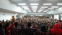 Komite pegawai Aparat Sipil Negara dukung Ahok-Djarot. (Liputan6.com/Taufiqurrahman)