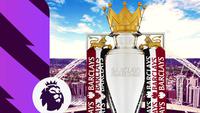 Liga Inggris - Ilustrasi logo dan piala Premier League 2024/2025. (Bola.com/Adreanus Titus)