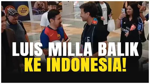 VIDEO: Gokil! Luis Milla dan Lionel Messi KW Hadir Nobar El Classico di Indonesia